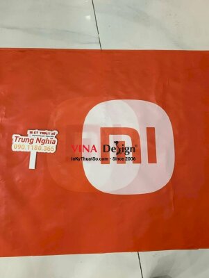 In cờ công ty, doanh nghiệp, logo theo yêu cầu, in cờ silk - INKTS665