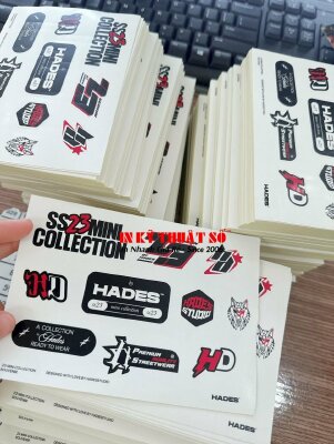 In Decal giấy logo dán sản phẩm - INKTS344