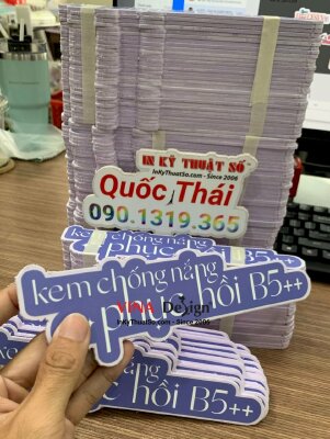 In format bảng tên giới thiệu sản phẩm kem chống nắng - INKTS792