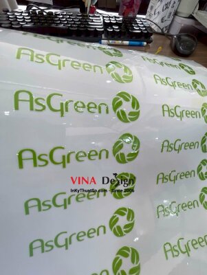 In logo DTF bóc dán lên nón bảo hộ lao động, kỹ sư - INKTS3504