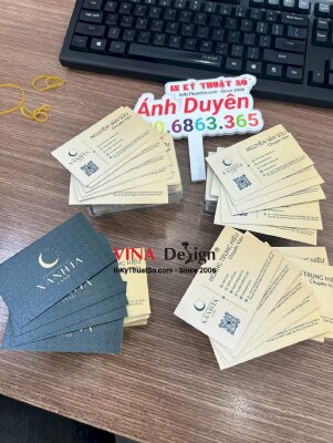 In name card giấy mỹ thuật Econo 350gsm cho môi giới bất động sản - INKTS514