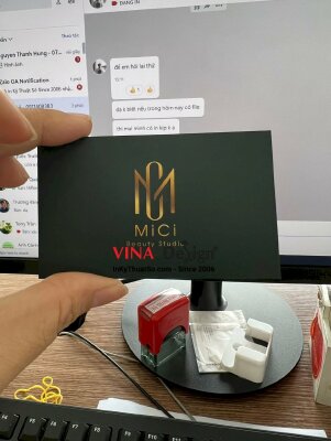 In name card kỹ thuật số Beauty Spa - INKTS402