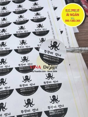 In nhãn dán hộp thức ăn mang về, in tem tròn decal giấy đường kính 4cm - INKTS1215