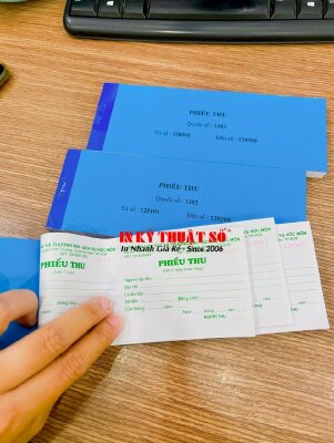 In phiếu thu cho hợp tác xã - INKTS343