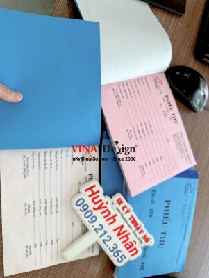 In phiếu thu công ty BĐS, nhà đất - INKTS872