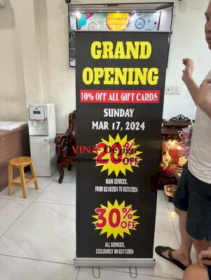 In Poster lấy liền, poster khai trương Grand Opening - INKTS1204