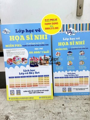 In poster PP dán Format 5li trang trí lớp học vẽ - INKTS315