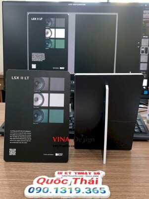 In standee format để bàn giới thiệu sản phẩm loa không dây - INKTS1166