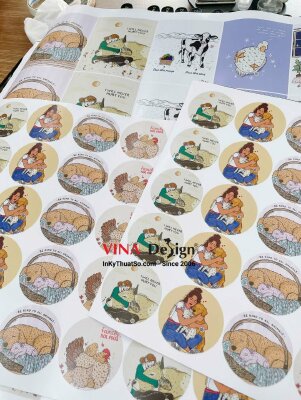 In sticker decal sữa hình chibi cartoon hoạt hình dễ thương - INKTS3498