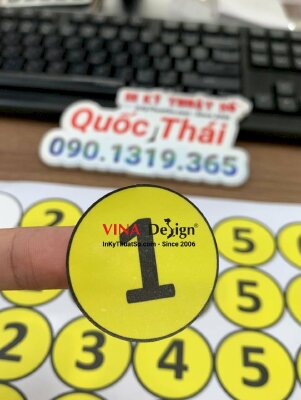 In tem decal sữa nhựa số 1, 2, 3, 4, 5, 6, tem tròn 4cm số lượng ít, tem dán số thứ tự - INKTS1050