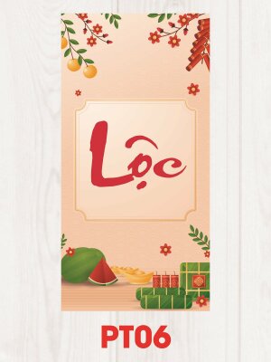 In bao lì xì Lộc - Mã PT06 - INKTS2462