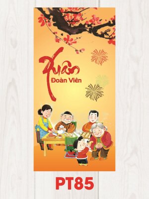 In bao lì xì Tết Xuân Đoàn Viên - Mã PT85 - INKTS2541