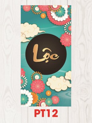 In bì lì xì Tết Lộc - Mã PT12 - INKTS2468