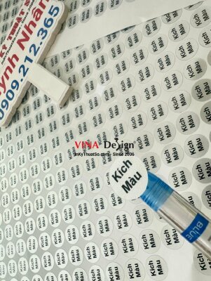 In Decal xi bạc dán son dưỡng kích màu môi, tem dán son môi - INKTS898