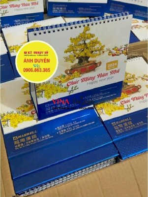 In lịch chữ A để bàn công ty chế tạo máy chính xác - INKTS929