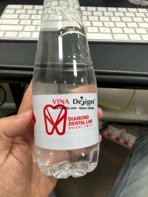 In nhãn chai nước suối, in decal dán chai nước suối sự kiện - INKTS777