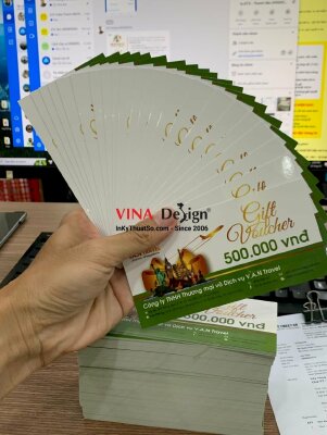 In phiếu quà tặng gilf voucher du lịch -  INKTS606