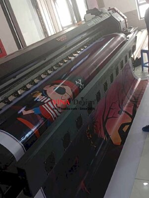 In phông nền background Halloween, backdrop Halloween từ bạt hiflex - INKTS3597