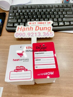 In thẻ treo hành lý bằng nhựa, tag vali, name tag, luggage tag, name badge nhựa - INKTS632