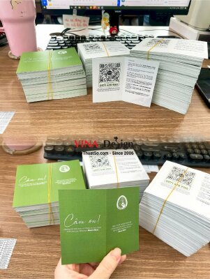 In thư cảm ơn khách hàng, thank you card cho cửa hàng dành cho mẹ bầu - INKTS3582