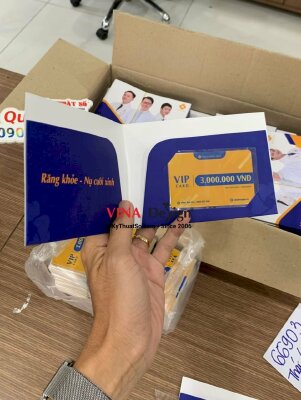 In túi giấy đựng thẻ VIP card cho nha khoa - INKTS767