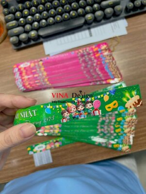 In vòng đeo tay sự kiện dùng 1 lần, in PP cán bóng - INKTS3553