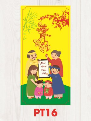 Nhận in bao lì xì Cung Chúc Tân Xuân Chúc Mừng Năm Mới - Mã PT16 - INKTS2472