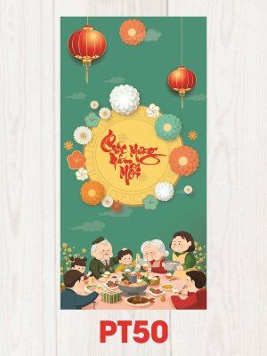 Thiết kế lì xì yêu thương Gia Đình Sum Vầy - Mã PT50 - INKTS2506