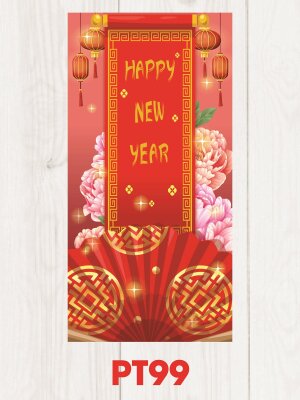 Thiết kế phong bì lì xì Happy New Year - Mã PT99 - INKTS2555