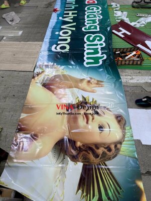 In băng rôn Mừng Chúa Giáng Sinh, băng rôn Giáng Sinh, băng rôn Noel, Merry Christmas - INKTS3667