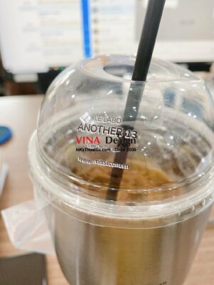 In nhãn hiệu lên nhựa, in DTF lên ly nhựa dùng 1 lần quán cafe, trà sữa, sinh tố - INKTS729