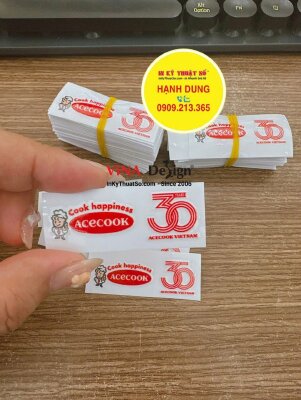 In tem UV DTF HCM logo nhà sản xuất mì ăn liền - INKTS3640