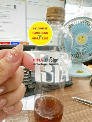 In UV DTF giá tốt, tem nổi logo dán quà tặng - INKTS3636