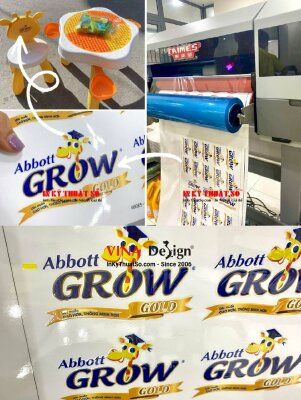 Tem UV DTF, in logo DTF dán lên ghế làm quà tặng chương trình khuyến mãi - INKTS678