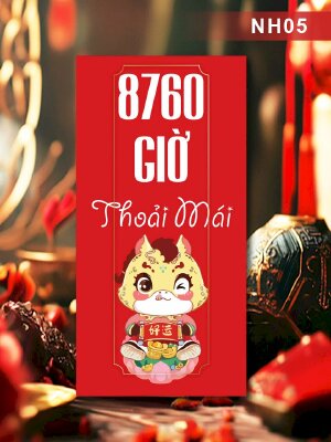 Bảng giá in bao lì xì 8760 Giờ Thoải Mái - Mã NH05 - INKTS2643