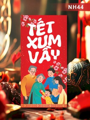 Bảng giá in bao lì xì Tết Sum Vầy - Mã NH44 - INKTS2580