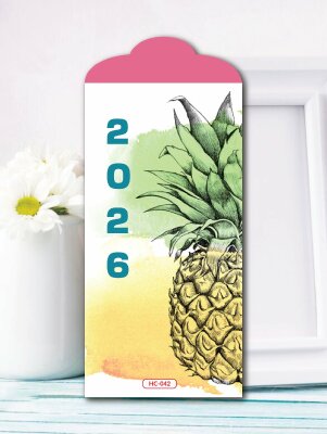 Báo giá in lì xì Quả Thơm Trái Thơm Pineapple - Mã HC042 - INKTS2438