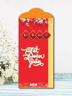 Design bao lì xì Tết Đoàn Viên - Mã HC003 - INKTS2399