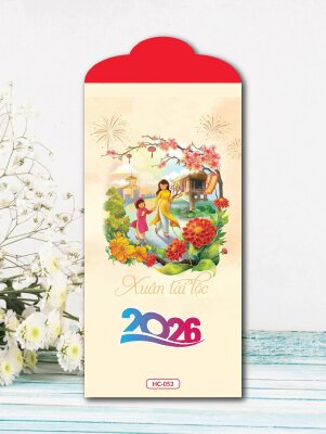 Dịch vụ in bao lì xì Mẹ & Bé Xuân Tài Lộc - Mã HC053 - INKTS2449