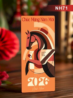 Giá in bao lì xì Xuân Bính Ngọ Nghệ thuật Hình học (Geometric Art) - Mã NH71 - INKTS2685