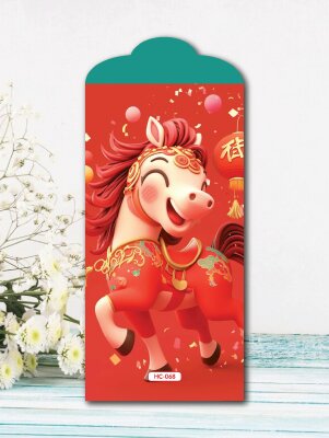 In bao lì xì Chibi Kim Mã Phú Quý - Mã HC068 - INKTS2565