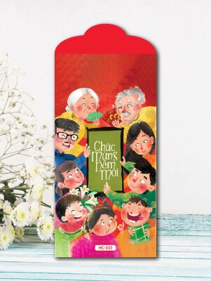 In bao lì xì Đại Gia Đình Đoàn Viên Chúc Mừng Năm Mới - Mã HC033 - INKTS2429