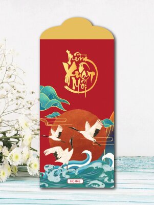 In bao lì xì đẹp Hạc Vũ Tân Niên - Mã HC045 - INKTS2441