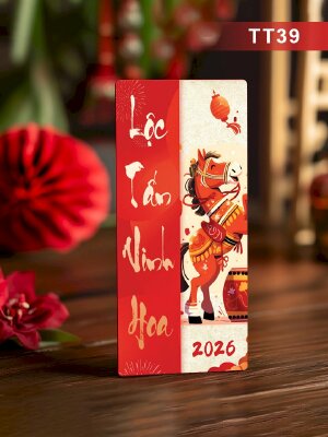 In bao lì xì dọc Lộc Tấn Vinh Hoa - Mã TT39 - INKTS2637