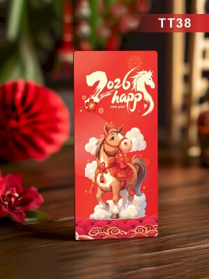 In bao lì xì đơn giản Bính Ngọ 2026 - Mã TT38 - INKTS2636