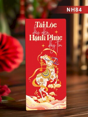 In bao lì xì Tài Lộc Đầy Nhà Hạnh Phúc Đầy Tim - Mã NH84 - INKTS2698