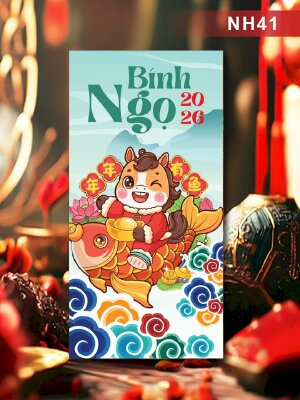 In bao lì xì Tết Đong Đầy Bính Ngọ - Mã NH41 - INKTS2577