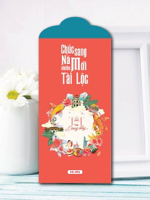 In bao lì xì Tết Đong Đầy Nhiều Tài Lộc - Mã HC096 - INKTS2593