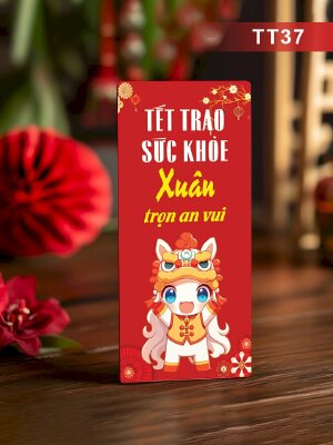 In bao lì xì Tết Trao Sức Khỏe Xuân Trọn An Vui - Mã TT37 - INKTS2635