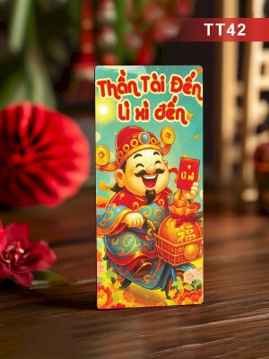 In bao lì xì Thần Tài Đến Lì Xì Đến - Mã TT42 - INKTS2659